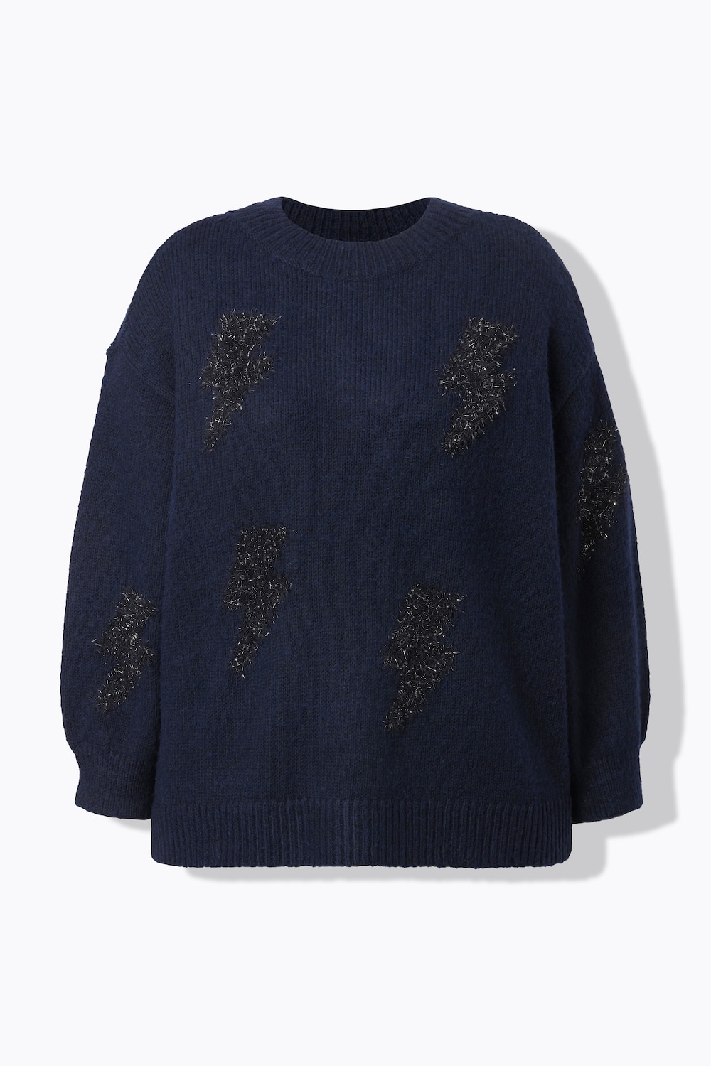 Stora storlekar Tröja, Dam, blå, storlek: 42/44, Polyester/Syntetfibrer, Studio Untold