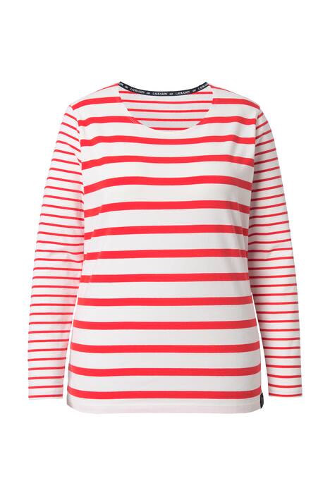 Pruhované tričko, dlouhé rukávy, kulatý výstřih