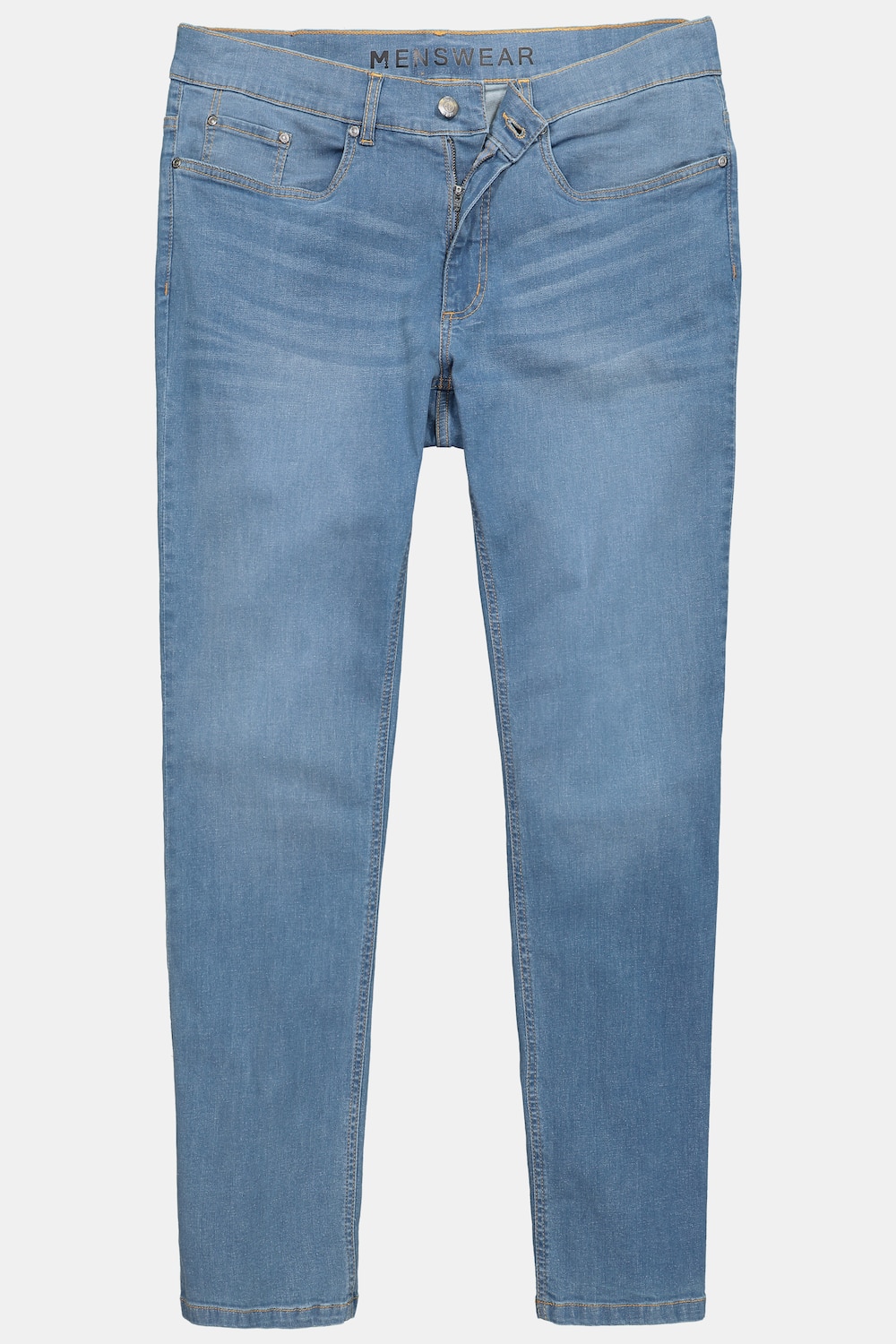 Herre+ Jeans FLEXLASTIC®, Let Denim, 5-lommers, Lige pasform, op til størrelse 72