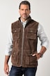 JP1880 Lederweste, Leder, kerniges Pig-Split Veloursleder, Stehkragen, bis 7 XL