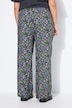 Palazzo-broek, wijde pijpen, hoge taille, flowers