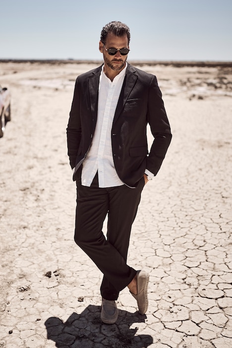 Linnenlook businessbroek Korsika, business, mix & match set Korsika, tot maat 36