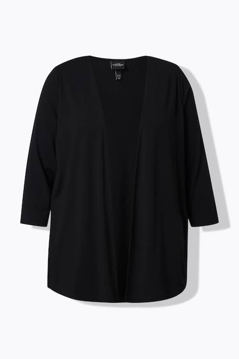 Layered Look 2-in-1 Flower Print Blouse