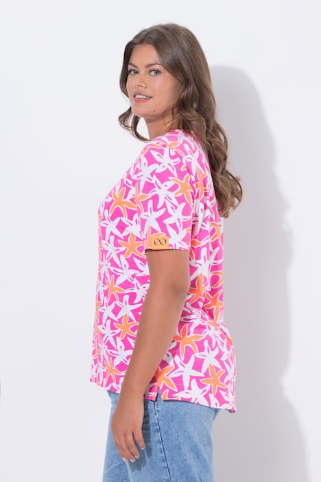 Bluzka, okrągły dekolt, rękaw 1/2, OEKO-TEX