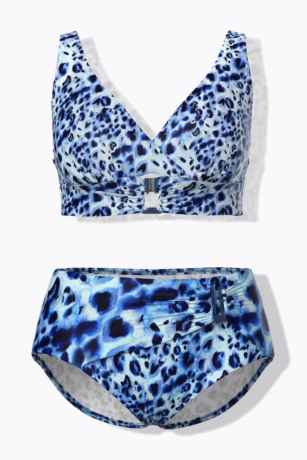 Bikini, dyremønster, myke skåler, justerbare stropper, resirkulert