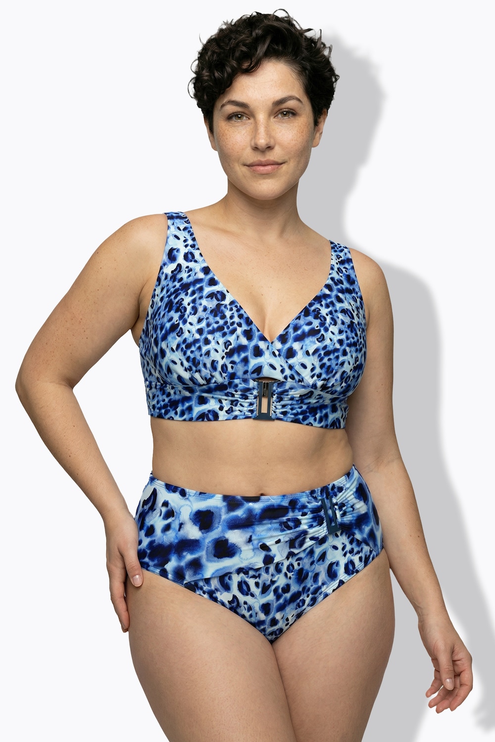 Bikini, Animalmuster, Softcups, Träger verstellbar, recycelt