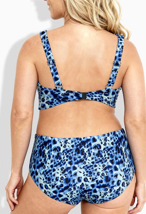 Bikini, Animalmuster, Softcups, Träger verstellbar, recycelt