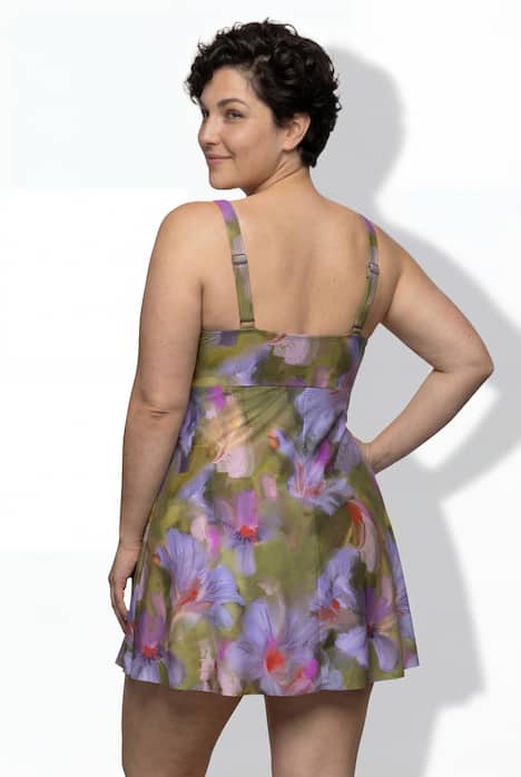 Badekleid, Blüten, Softcups, Träger verstellbar, Schleife