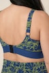 Bikini, Blüten, ohne Softcups, Träger verstellbar, recycelt