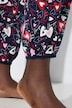 Pyjamas, hjerter, V-udskæring, korte ærmer