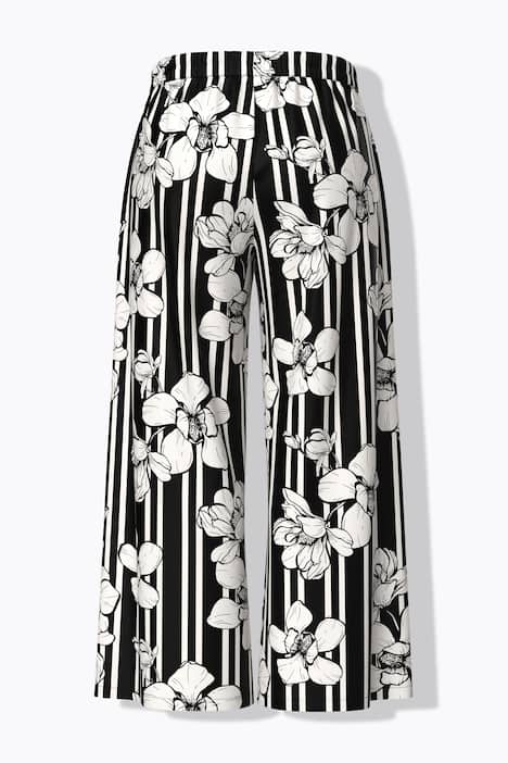 Magnolia Print Palazzo Pants