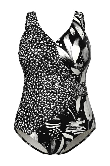 Plavky, zavinovací efekt, měkké košíčky, ozdobný kroužek