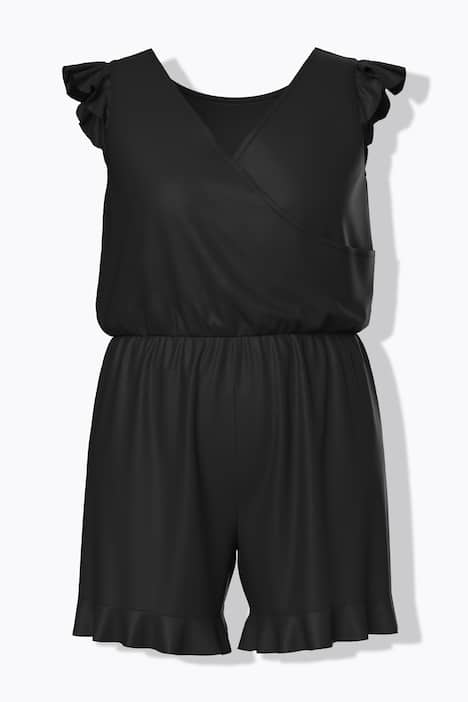 Badjurk, zachte cups, short, kapmouwen, verstelbare schouderbandjes