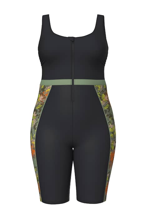 Plavky s dlouhým spodním dílem, bez měkkých košíčků, recyklované