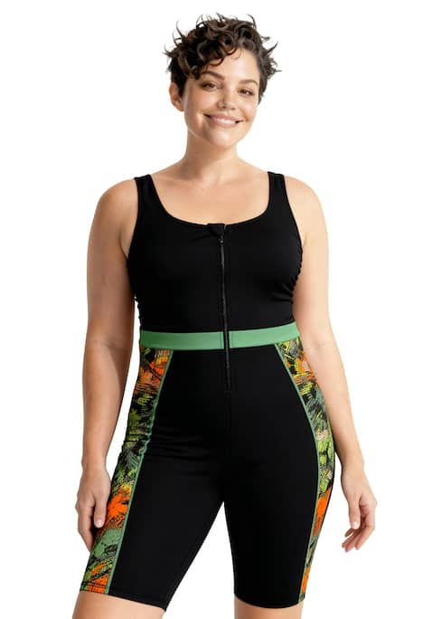 Plavky s dlouhým spodním dílem, bez měkkých košíčků, recyklované