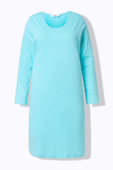 Jerseykleid, körpernahe A-Linie, Langarm