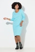 Jerseykleid, körpernahe A-Linie, Langarm