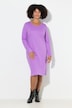 Jerseykleid, körpernahe A-Linie, Langarm