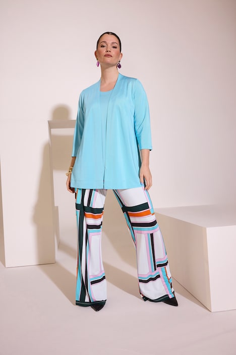 Slinky broek van piqué