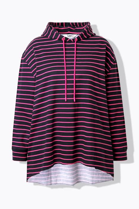 Hoodie, A-Linie, Ringel, Kapuze