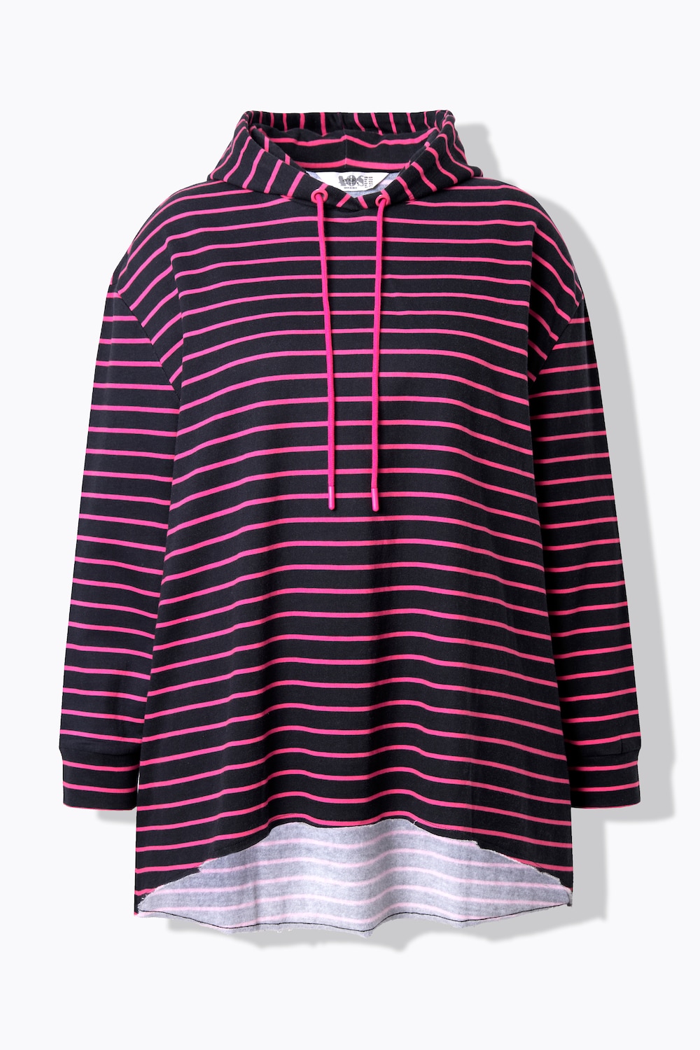Stora storlekar Hoodie, Dam, svart, storlek: 54/56, Bomull, Angel of Style