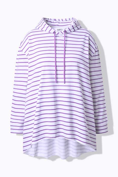 Hoodie, A-Linie, Ringel, Kapuze