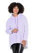 Mikina s kapucí, A střih, pruhy