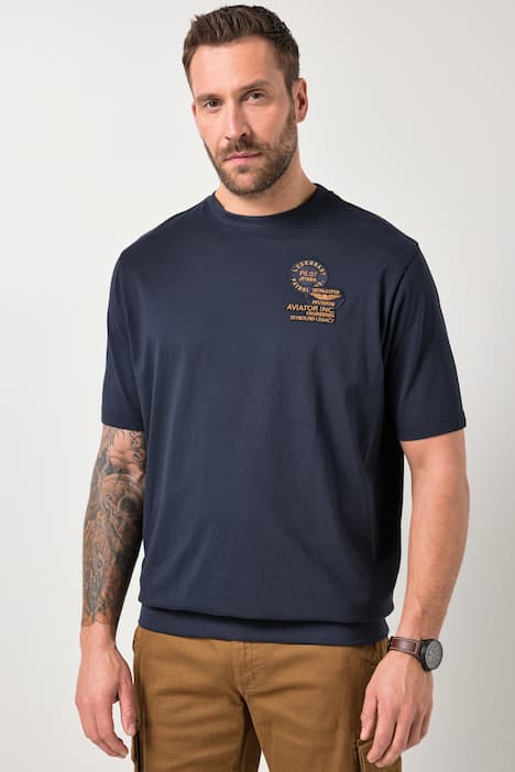 JP1880 T-Shirt, Halbarm, Bauchfit, Badges, bis 8 XL