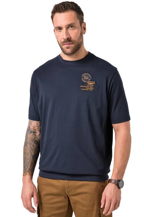 Tričko JP1880, břišní střih, krátké rukávy, nášivky, do 8XL