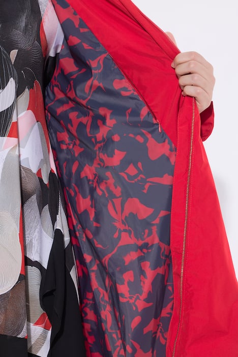 Płaszcz funkcyjny, hydrofobowy, stójka, kaptur