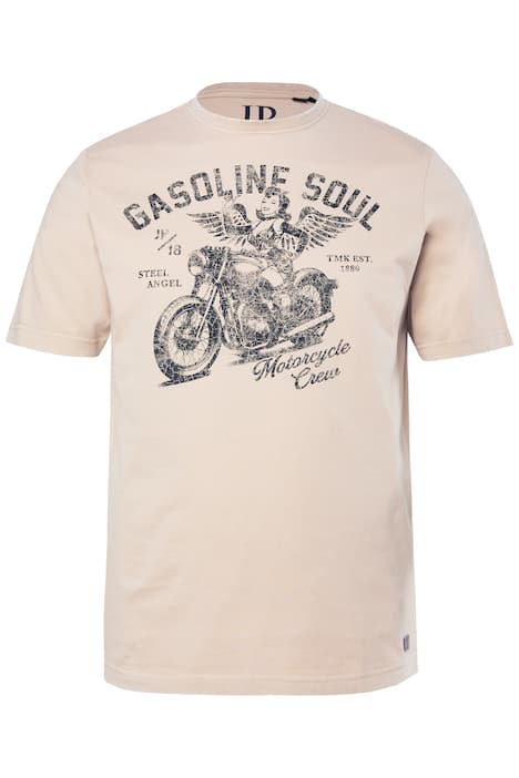 Tričko JP1880, krátké rukávy, potisk na hrudi, vintage vzhled, do 8XL