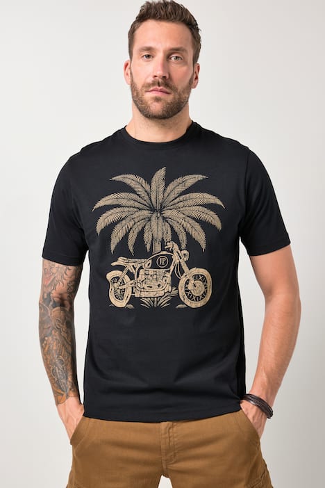 JP1880 T-Shirt, 2er-Pack, Halbarm, Brustprint, bis 8 XL