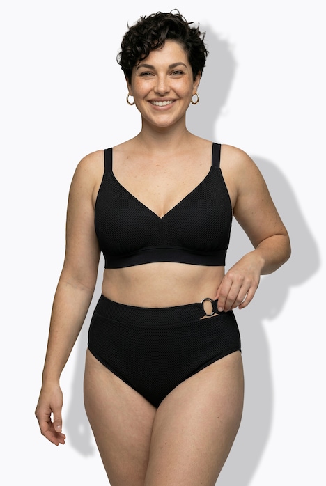 Bikini, ohne Softcups, Träger verstellbar, recycelt