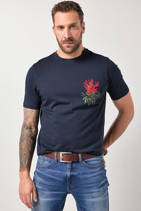 JP1880, T-shirt, korte mouw, borstprint, tot 8XL