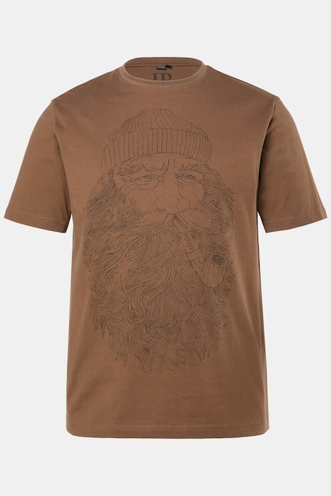 JP1880 T-Shirt, 2er-Pack, Halbarm, Brustprint, bis 8 XL