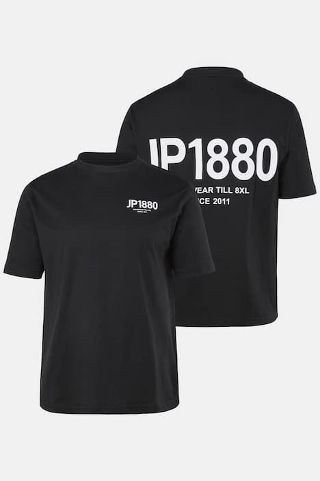 JP1880 T-Shirt, Halbarm, Logoprint, bis 8 XL