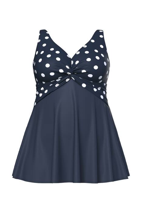 Plavky, puntíkový vzor, měkké košíčky, recyklovaný materiál