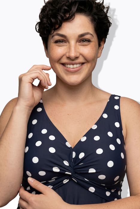 Badekleid, Punkte, Softcups, recycelt