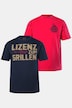 JP1880 T-Shirt, 2er-Pack, Halbarm, Brustprint, bis 8 XL