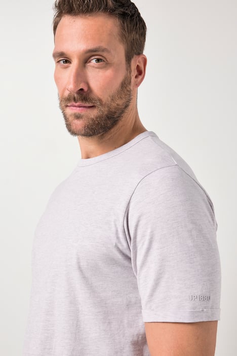 JP1880 T-Shirt, Halbarm, Melange-Jersey, bis 8 XL