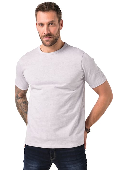 Tričko JP1880, krátké rukávy, melanž žerzej, do 8XL