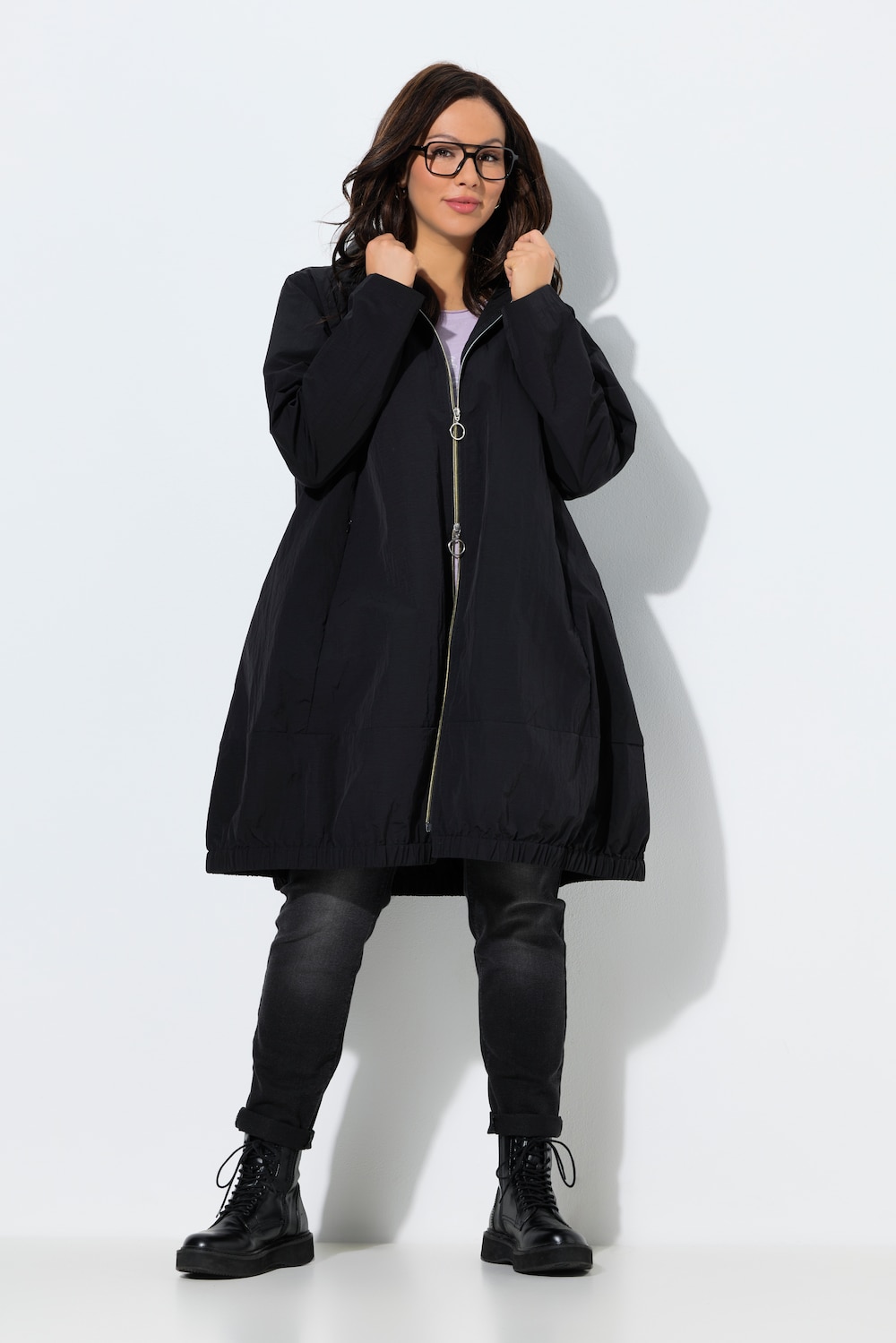 HYPRAR Sommerparka, A-Linie, wasserabweisend, Kapuze