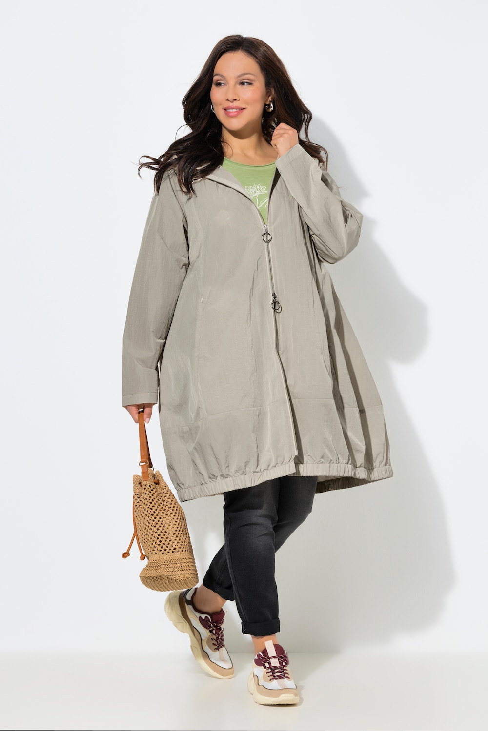 HYPRAR Sommerparka, A-Linie, wasserabweisend, Kapuze