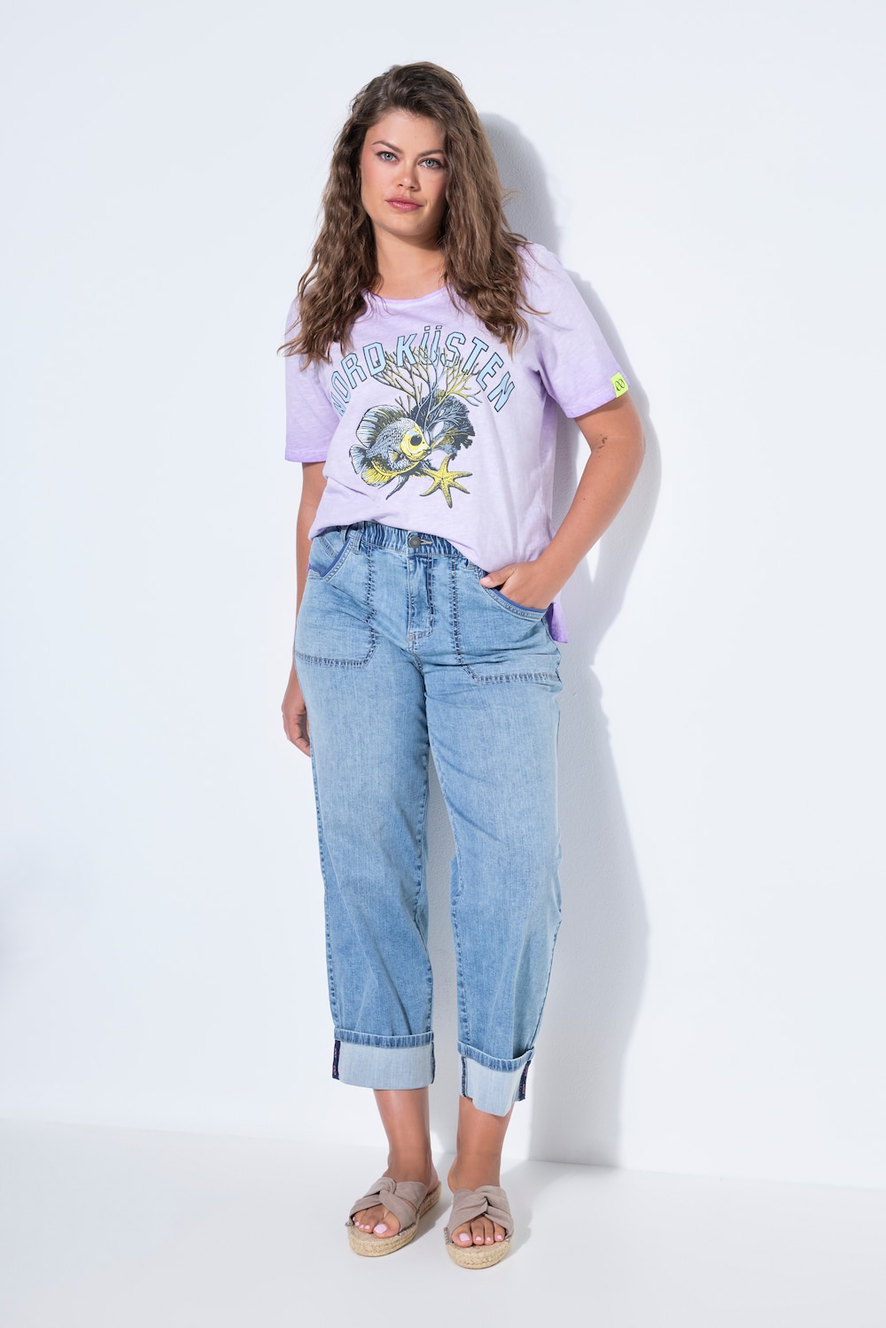 Jeans met wijde pijpen