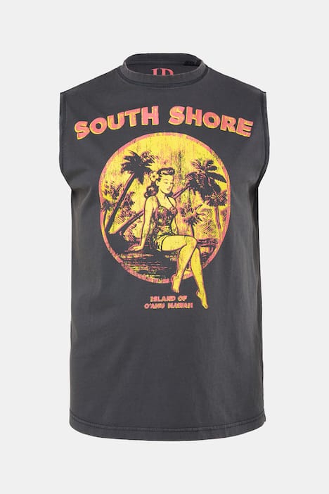 JP1880 Tanktop, Brustprint, Vintage Look, bis 8 XL