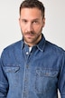 JP1880 denim overhemd, lange mouwen, kentkraag, Modern Fit, tot 8XL