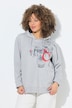 Hoodie, Schriftmotiv, Kapuze, Langarm