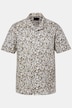 JP1880 linnenmix overhemd, korte mouwen, Cubaanse kraag, bloemenprint, Cuba-fit, tot 8XL