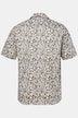 JP1880 linnenmix overhemd, korte mouwen, Cubaanse kraag, bloemenprint, Cuba-fit, tot 8XL