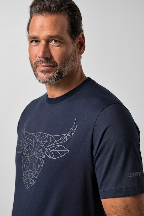 T-shirt, rękaw 1/2, nadruk na piersi, do roz. 8 XL